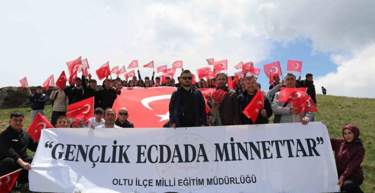 Gençler ecdadın izinde yürüyüş düzenledi