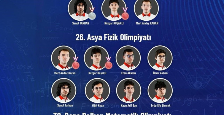 Gençler uluslararası olimpiyatlardan 1 altın, 7 gümüş, 6 bronz madalya kazandı