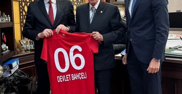 Gençlerbirliği'nden Devlet Bahçeli'ye Ziyaret