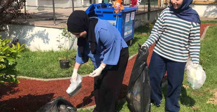 Gençlerin Doğa Sevgisi: Çöp Toplama ve Bahçe Düzenleme Etkinliği