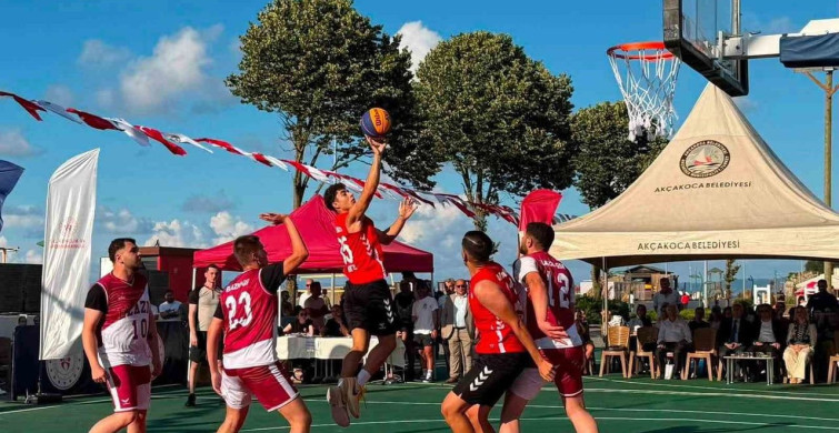 Gençlik Kupası 3x3 basketbol Türkiye finalleri akçakoca’da başladı