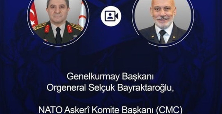 Genelkurmay Başkanı Bayraktaroğlu, NATO Askeri Komite Başkanı Dragone ile Görüşme Gerçekleştirdi