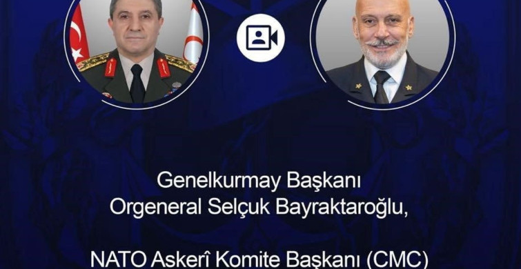 Genelkurmay Başkanı Bayraktaroğlu NATO Askeri Komite Başkanı ile Görüştü