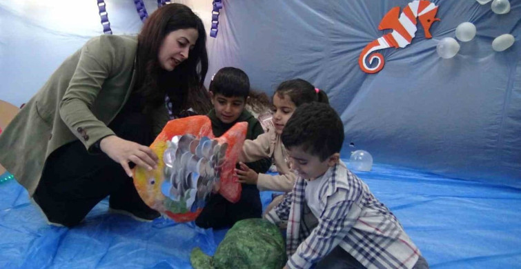 Gercüş'te Okyanus Temalı Eğitim Projesi