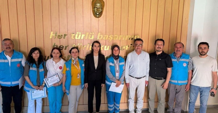 Gerze'de Sağlık Çalışanlarına Başarı Ödülü Verildi
