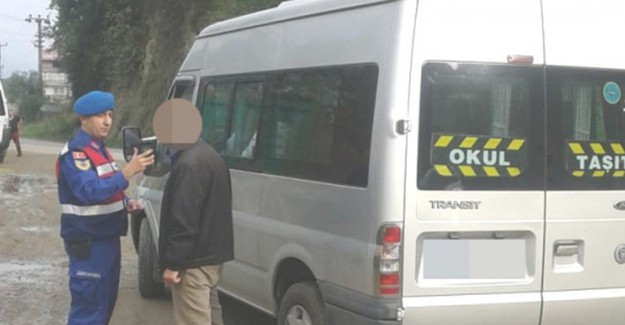 Giresun’da Alkollü Servis Şoförü Yakalandı