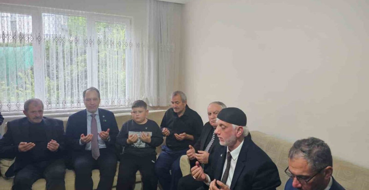 Giresun'da Genç Başkan Utku Konak için Taziye Ziyareti
