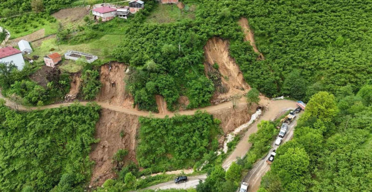 Giresun'da Heyelan Nedeniyle 33 Konut Tahliye Edildi