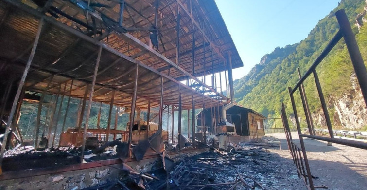 Giresun'da Restoranda Yangın: Tesis Kullanılamaz Hale Geldi