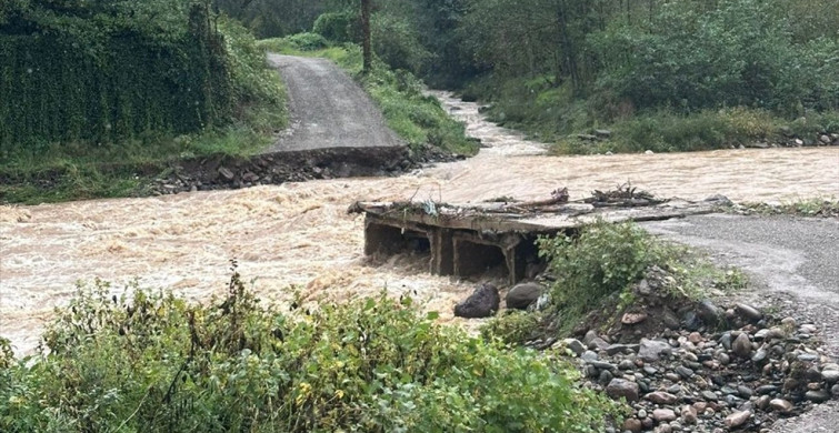 Giresun'da Şiddetli Yağışların Yol Açtığı Olumsuzluklar