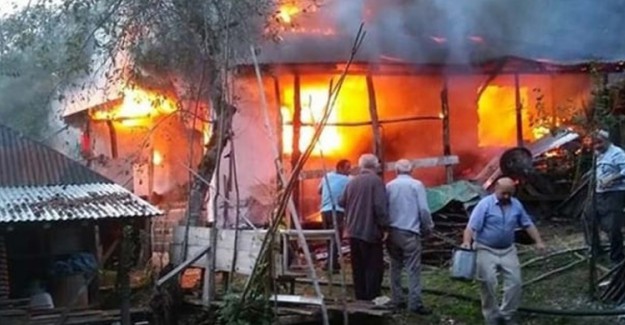 Giresun'da Yangın