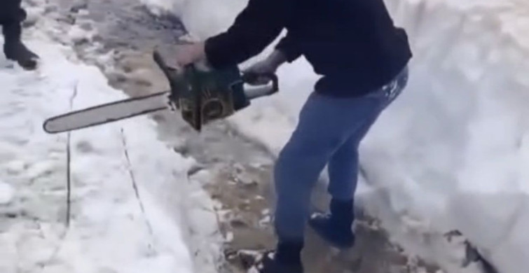 Giresun’da yayla yolları kar kütleleri ile açılıyor