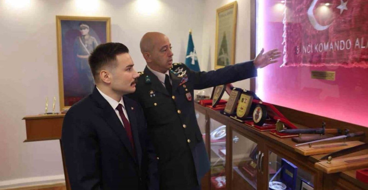 Gökçeada Kaymakamı Acar, 5. Komando Tugay Komutanlığı’nı ziyaret etti