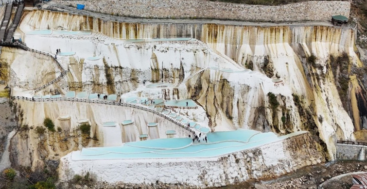 Göksu Travertenleri'ni 350 Bin Kişi Ziyaret Etti