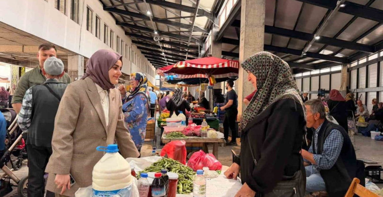 Gölpazarı kaymakamı Feyza Nur Odabaşı vatandaşlarla buluştu