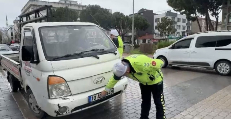 Gönen'de Trafik Denetimleri Devam Ediyor