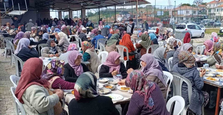Gördes Tepeköy'de Geleneksel Hayır Etkinliği