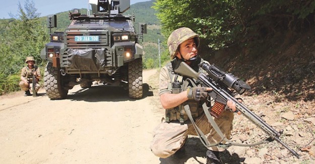 Gri Kategoride Aranan PKK Teröristi Etkisiz Hale Getirildi