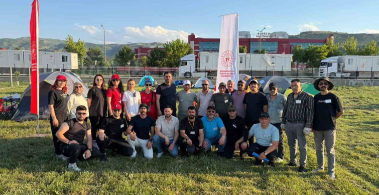 GSB arama kurtarma ekibi akreditasyon için kampa girdi