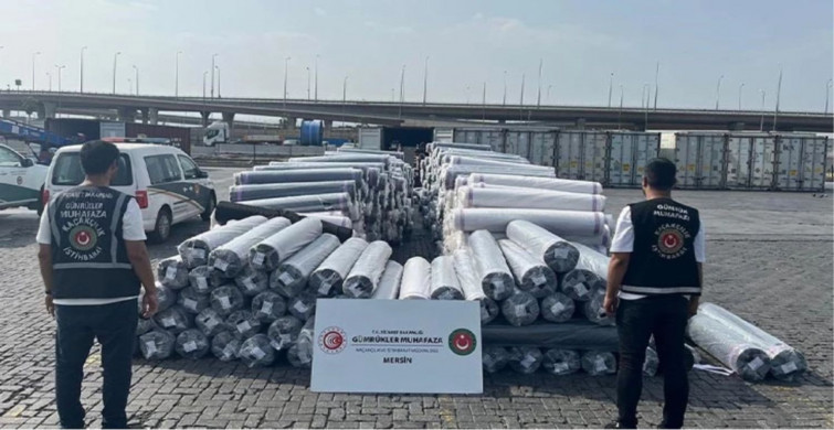 Gümrük muhafaza ekiplerinden Mersin’de dev operasyon: 1 milyar liralık kaçakçılık girişimi engellendi