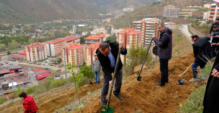 Gümüşhane Üniversitesi'nde Kalıcı Meyve Bahçesi Kuruldu