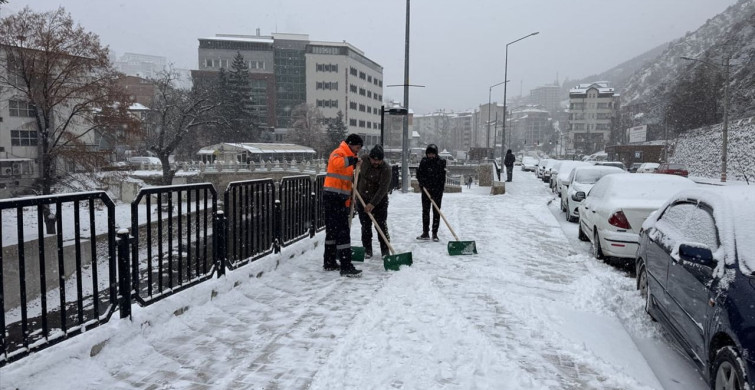 Gümüşhane'de Buzlu Yolda Araç Kaymaları Kamerada