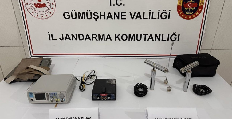 Gümüşhane'de Kaçak Kazı Operasyonu: 2 Gözaltı