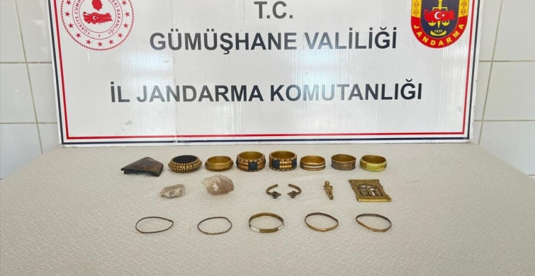 Gümüşhane'de Tarihi Eser Kaçakçılığı Operasyonu