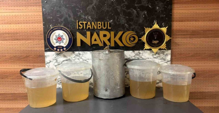 Güngören'de Uyuşturucu Operasyonu: 40 Kilo Sıvı Metamfetamin Ele Geçirildi