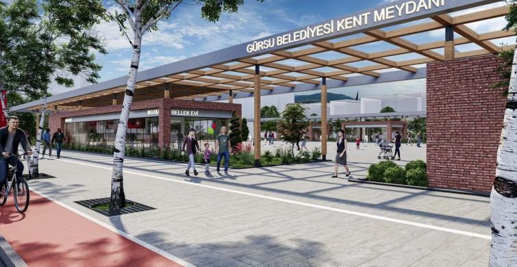 Gürsu Kent Meydanı Projesi için Son Engeller Aşılıyor