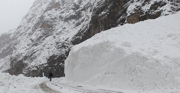Hakkari-Çukurca'daki Çığ Faciasının Ardından Ulaşım Normale Döndü