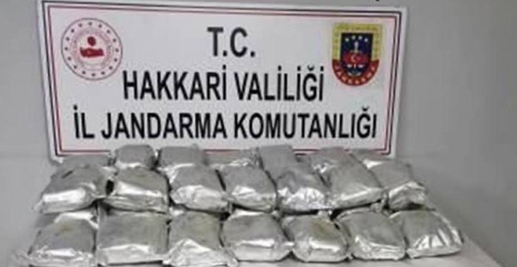 Hakkari'de 35 Kilogram Eroin Ele Geçirildi