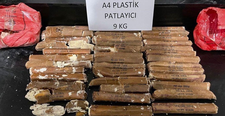 Hakkari'de 9 Kilo 200 Gram A-4 Plastik Patlayıcı Ele Geçirildi