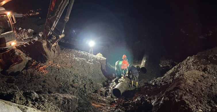 Hakkari'de Berçelan'daki Su Arızası Giderildi