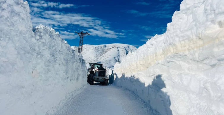 Hakkari'de Karla Mücadele Çalışmaları Sürüyor