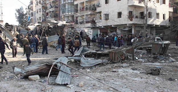 Halep'e Hava Saldırısı!