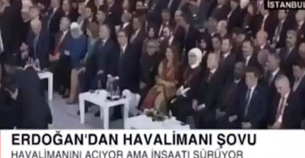 Halk TV, İstanbul Havalimanı'nın Açılışını Şov Olarak Değerlendirdi!