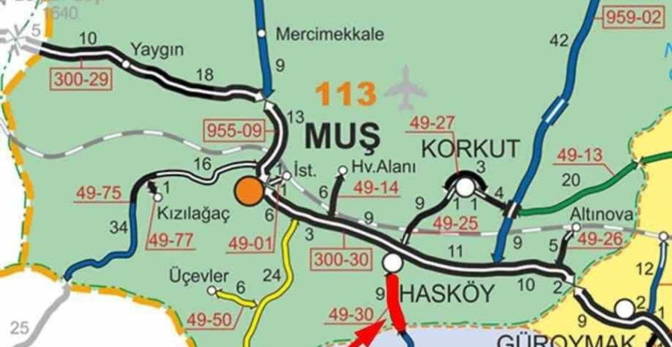 Hasköy-Mutki Yolu Tipi Nedeniyle Ulaşıma Kapalı