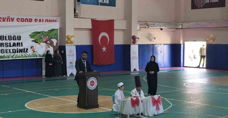 Hasköy'de 4-6 Yaş Kur'an Kursu Öğrencileri Mezuniyet Coşkusu Yaşadı
