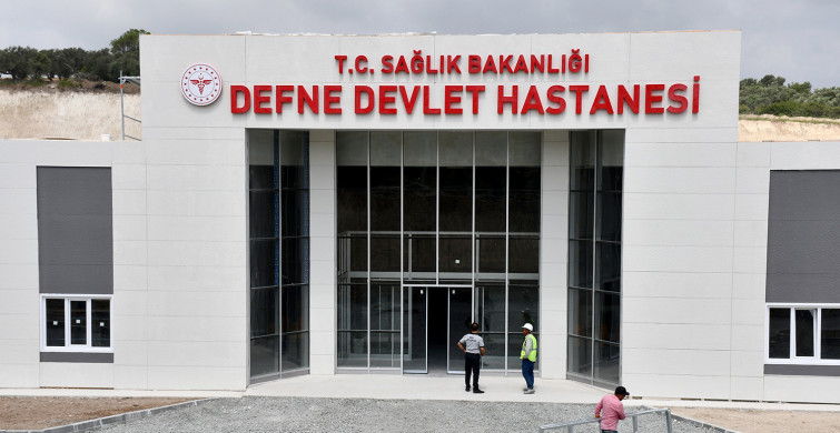 Hatay Defne Hastanesinin yapımında sona gelindi
