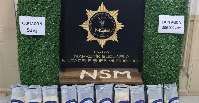 Hatay'da 306 Bin Uyuşturucu Hap Ele Geçirildi