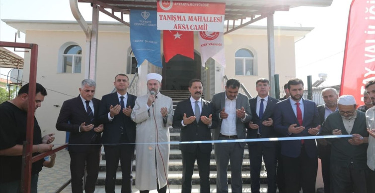 Hatay'da Aksa Camisi Yeniden İbadete Açıldı