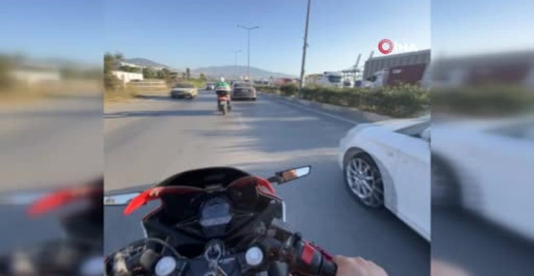 Hatay’da devrilen tır trafiği aksattı, uzun araç kuyruğu oluştu