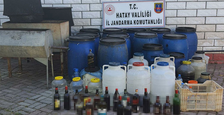 Hatay’da Kaçak İçki Operasyonunda 4 Kişi Yakalandı