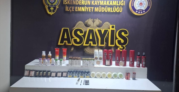 Hatay'da Kozmetik Hırsızlığı: İki Şüpheli Tutuklandı