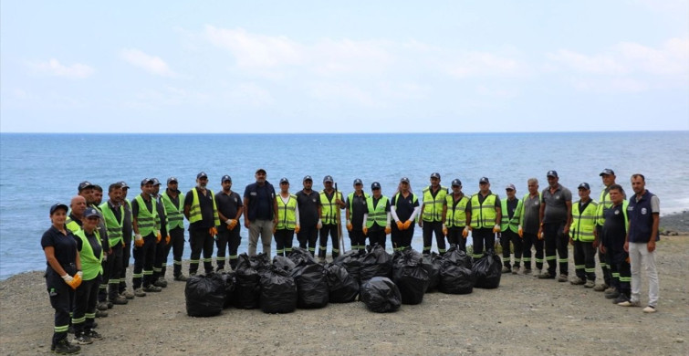 Hatay'da Kum Zambakları ve Deniz Kaplumbağaları İçin Temizlik Çalışması