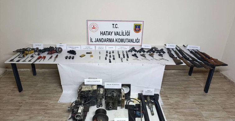 Hatay'da Ruhsatsız Silah Operasyonu: 8 Tabanca ve 4 Av Tüfeği Ele Geçirildi