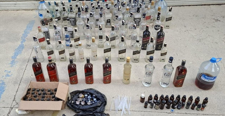 Hatay'da Sahte İçki Operasyonu: 5 Gözaltı