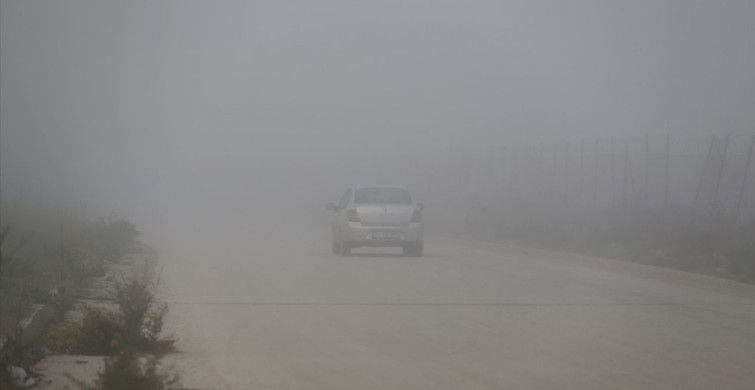 Hatay'da Sis Etkisi: Görüş Mesafesi 40 Metreye D düştü