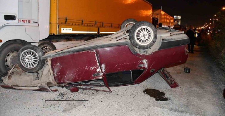 Hatay'da Takla Atan Otomobilde Üç Yaralı